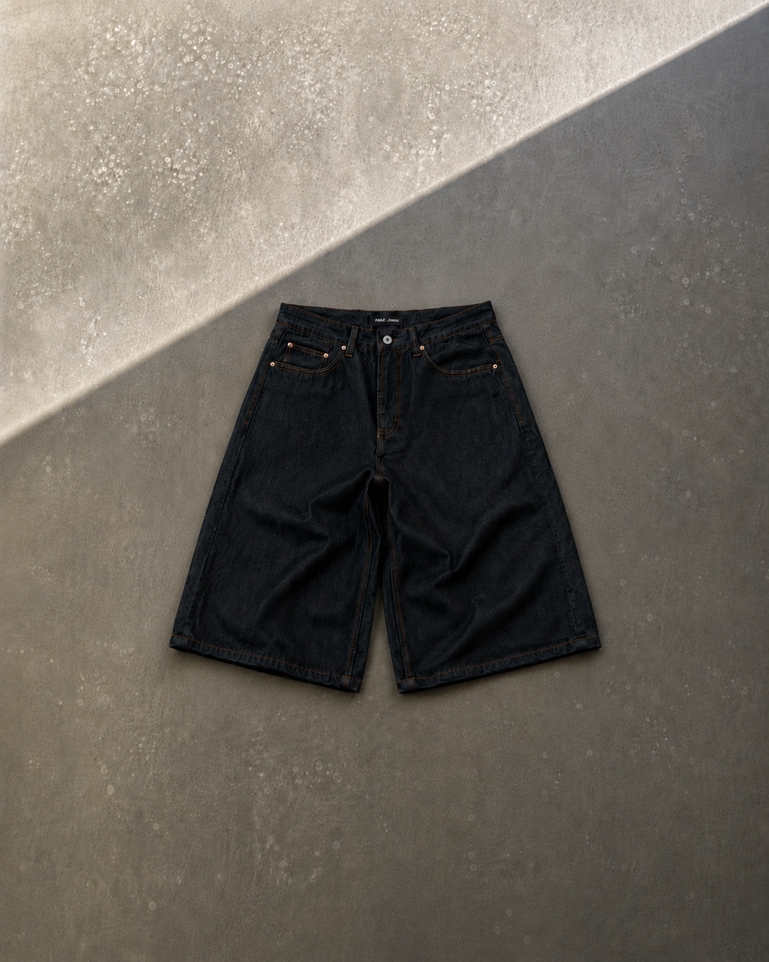 SELVEDGE DENIM JORTS [NOIR]