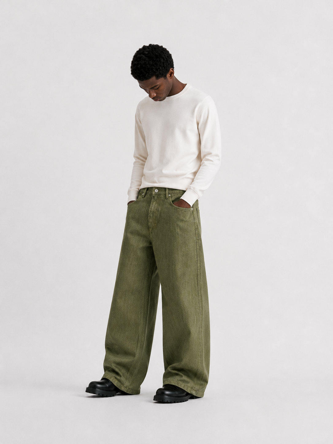 SELVEDGE DENIM [MATCHA]